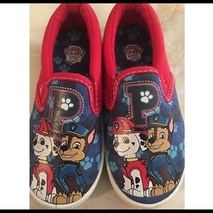 **SOLD**New child size 9 slip on paw patrol shoes